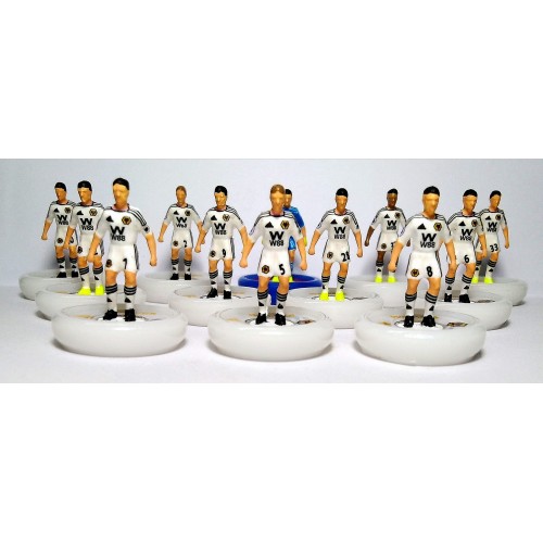 Subbuteo Andrew Table Soccer Wolverhampton Wanderers away kit 2018-19 on WSB Professional Bases